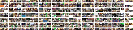 366 video stills from 2016, one for each day's song
