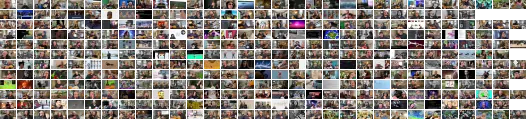 365 video stills from 2021, one for each day's song