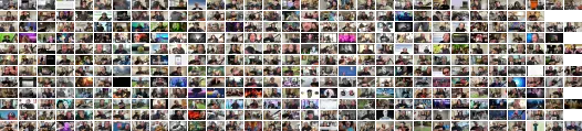366 video stills from 2024, one for each day's song