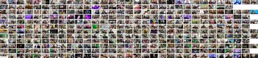 365 video stills from 2025, one for each day's song